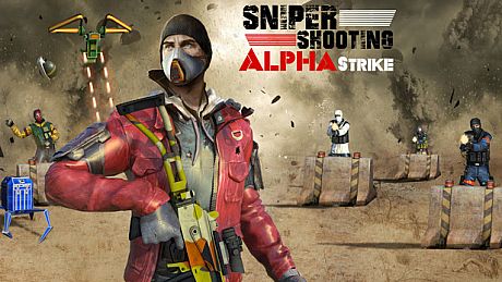 Indoor Sniper Shooting Alpha Strike in Corona Virus Lockdown Game