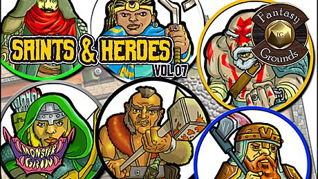 Fantasy Grounds - Saints and Heroes, Volume 7 (Token Pack) DLC