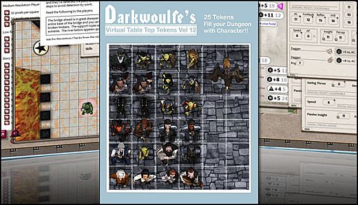 Fantasy Grounds - Darkwoulfe's Token Pack Volume 12