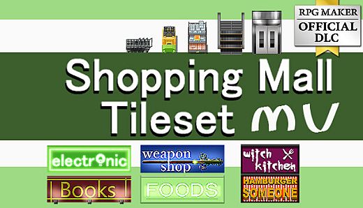 RPG Maker MV - Shopping Mall Tileset