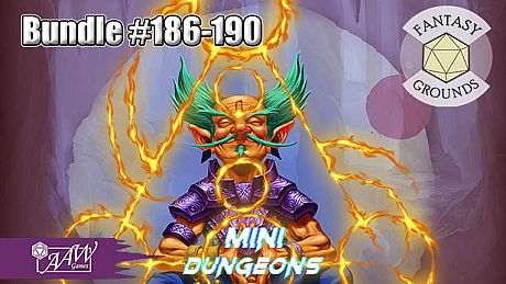 Fantasy Grounds - Mini-Dungeons Bundle #186-190 DLC