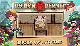 Potion Permit - Lucky Cat Statue