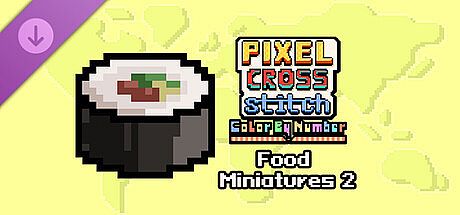Pixel Cross Stitch - Food Miniatures Pack 2