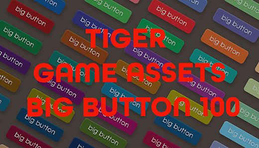 TIGER GAME ASSETS BIG BUTTON 100