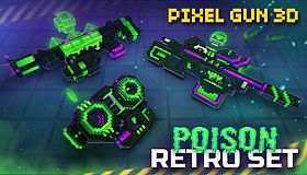 Pixel Gun 3D - Poison Retro Set