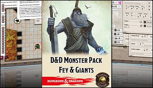 Fantasy Grounds - D&D Monster Pack - Fey & Giants