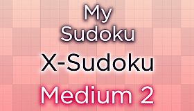 My Sudoku - X-Sudoku Medium 2