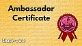 Enzio-Ware - Ambassador Certificate