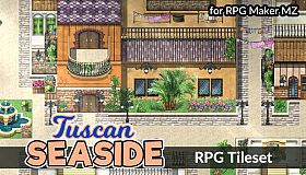 RPG Maker MZ - KR Tuscan Seaside Tiles