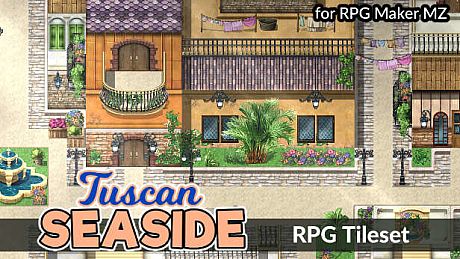 RPG Maker MZ - KR Tuscan Seaside Tiles DLC