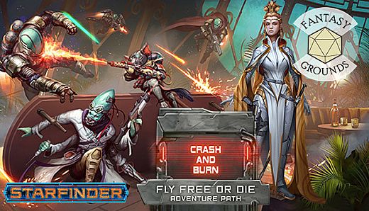 Fantasy Grounds - Starfinder Adventure Path #38: Crash & Burn (Fly Free or Die 5 of 6)