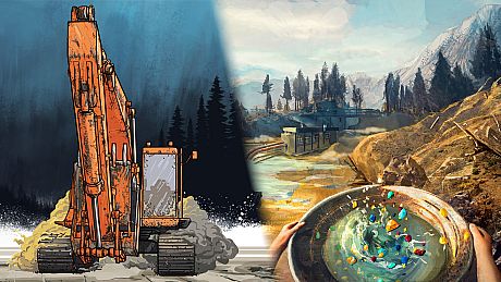 Gold Mining Simulator + Gems & Glory DLC Bundle