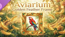 Aviarium - Golden Feather Frame