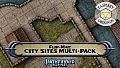 Fantasy Grounds - Pathfinder RPG - Pathfinder Flip-Mat: City Sites Multi-Pack