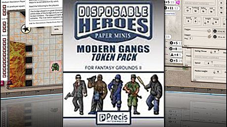 Fantasy Grounds - Disposable Heroes: Modern Gangs (Token Pack) DLC