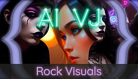 AI-VJ - Rock Visuals