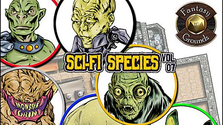 Fantasy Grounds - Sci-fi Species, Volume 7 (Token Pack) DLC