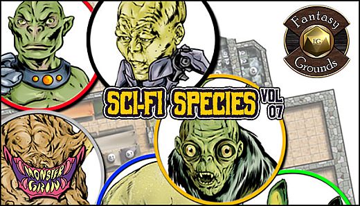 Fantasy Grounds - Sci-fi Species, Volume 7 (Token Pack)