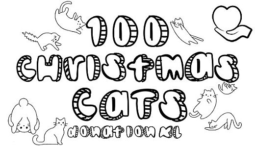 100 Christmas Cats - Donation XL