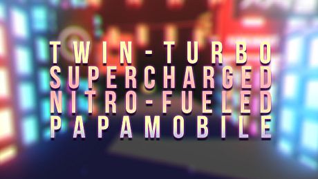 Twin-Turbo Supercharged Nitro-Fueled Papamobile Game