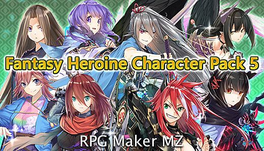 RPG Maker MZ - Fantasy Heroine Character Pack 5