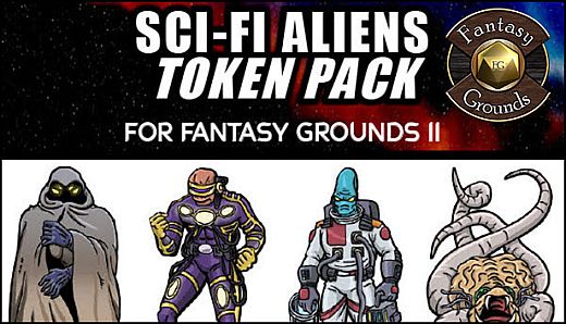 Fantasy Grounds - Disposable Heroes: Sci-Fi Aliens (Token Pack)