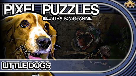 Pixel Puzzles Illustrations & Anime - Jigsaw Pack: Little Dogs DLC