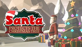 Santa Protects the Christmas Tree