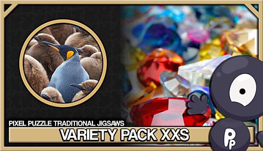 Pixel Puzzles Traditional Jigsaws Pack: Variety Pack XXS