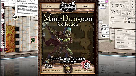 Fantasy Grounds - Mini-Dungeon #019: The Goblin Warren (5E) DLC