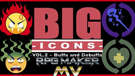 RPG Maker MV - Big Icons Vol.2 - Buffs and Debuffs DLC