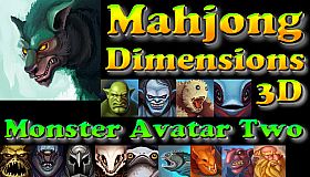Mahjong Dimensions 3D - Monster Avatar Two