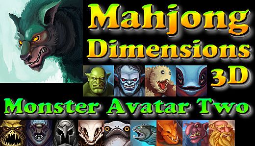 Mahjong Dimensions 3D - Monster Avatar Two