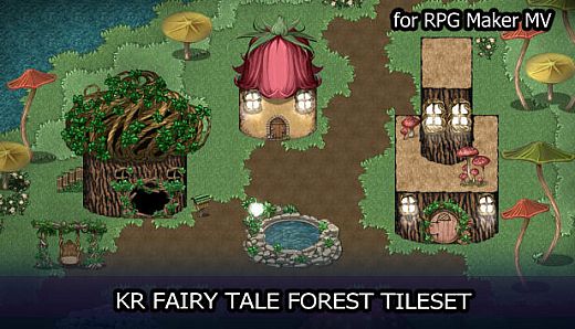RPG Maker MV - KR Fairy Tale Forest Tileset