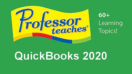 Professor Teaches QuickBooks 2020 Game