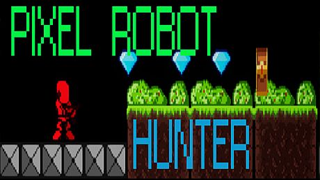 Pixel Robot Hunter Game