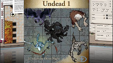 Fantasy Grounds - Undead 1 (Token Pack) DLC