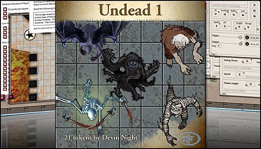 Fantasy Grounds - Undead 1 (Token Pack)