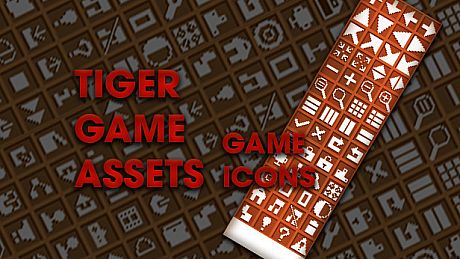TIGER GAME ASSETS GAME ICONS DLC