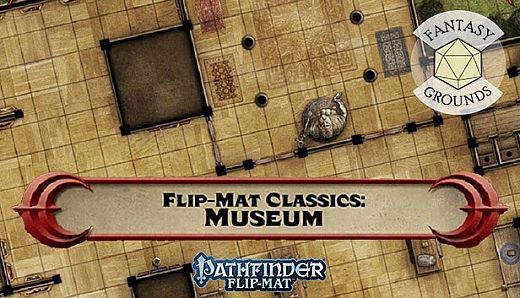 Fantasy Grounds - Pathfinder RPG - Pathfinder Flip-Mat - Classic Museum