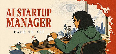 AI Startup Manager: Race to AGI Game