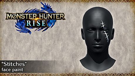 MONSTER HUNTER RISE - "Stitches" face paint DLC