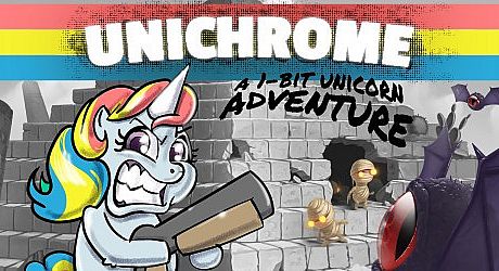 Unichrome: A 1-Bit Unicorn Adventure Game
