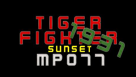 Tiger Fighter 1931 Sunset MP077 DLC