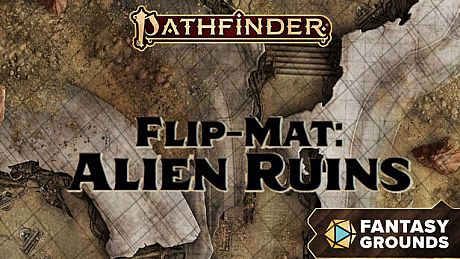 Fantasy Grounds - Pathfinder RPG - Flip-Mat: Alien Ruins DLC