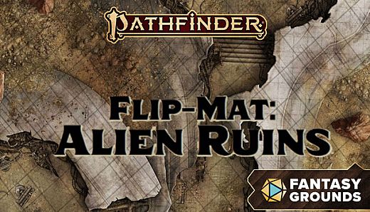 Fantasy Grounds - Pathfinder RPG - Flip-Mat: Alien Ruins