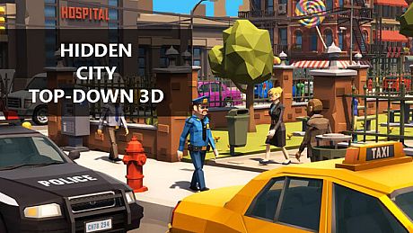 Hidden City Top-Down 3D Game
