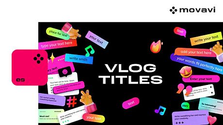 Movavi Video Editor 2025 - Vlog Titles Pack DLC