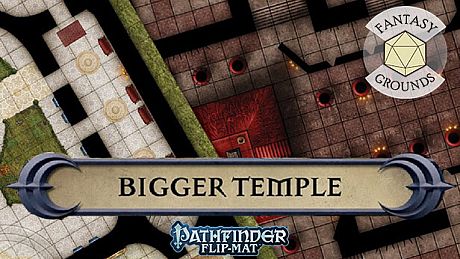 Fantasy Grounds - Pathfinder RPG - Pathfinder Flip-Mat: Bigger Temple DLC