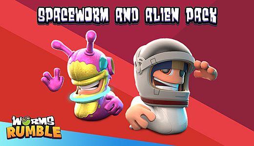 Worms Rumble - Spaceworm and Alien Double Pack